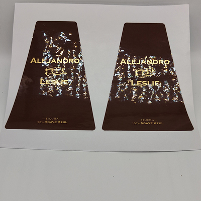 Papier auto-adhésif brillant d'autocollant de Matte Adhesive Label Stickers TPU BOPP