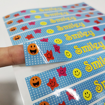 Les autocollants d'étiquette adhésive de film de BOPP vernissent Matte Laminated Sticker Paper brillant