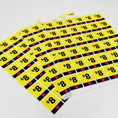 BOPP CMYK conçoivent les autocollants en fonction du client inaltérables faits sur commande brillants de labels