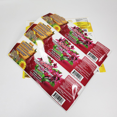 La sauce imprimable à étiquettes adhésives de film de BOPP cognent des autocollants de CMYK pour la nourriture de empaquetage