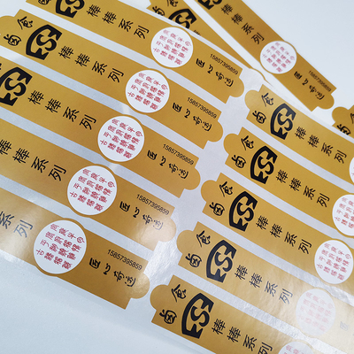 Le baiser permanent de labels d'autocollant de boulangerie a coupé Matte Varnishing Printable Vinyl Sticker