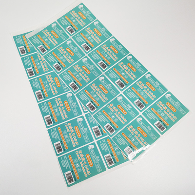 Autocollants démontables brillants de détergent de blanchisserie de Matte Sticker Paper Waterproof Synthetic