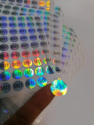 Les autocollants olographes faciles de joint de peau résistent aux UV imprimant le vinyle imperméable durable