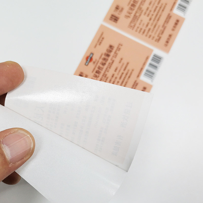 Matte Glossy Adhesive Wine Labels BOPP a imprimé la conception adaptée aux besoins du client