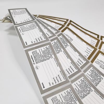 CMYK vernissant les autocollants de empaquetage de label