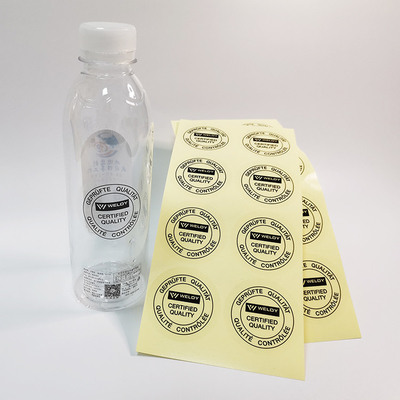 Logo Adhesive Label Stickers Clear fait sur commande boit la tasse BOPP autour des labels de bâton d'individu