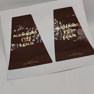 Papier auto-adhésif brillant d'autocollant de Matte Adhesive Label Stickers TPU BOPP