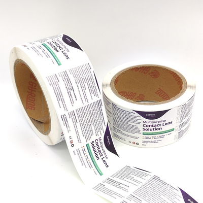 Papier en stratifié de papier imprimé d'autocollant de l'autocollant adhésif BOPP de bouteille du paquet 30ml