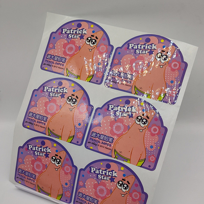 Flexo imprimant l'autocollant imprimable imperméable de vinyle de synthétique permanent des étiquettes adhésives TPU