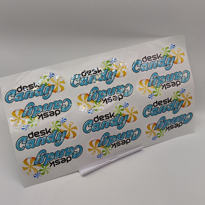 Flexo imprimant l'autocollant imprimable imperméable de vinyle de synthétique permanent des étiquettes adhésives TPU