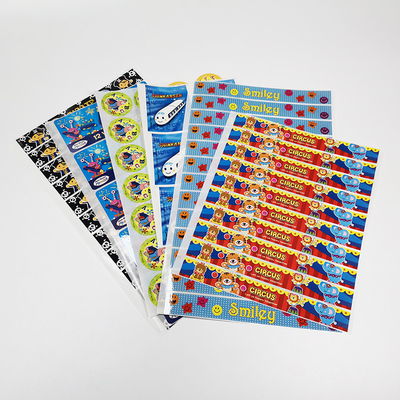 Les autocollants d'étiquette adhésive de film de BOPP vernissent Matte Laminated Sticker Paper brillant