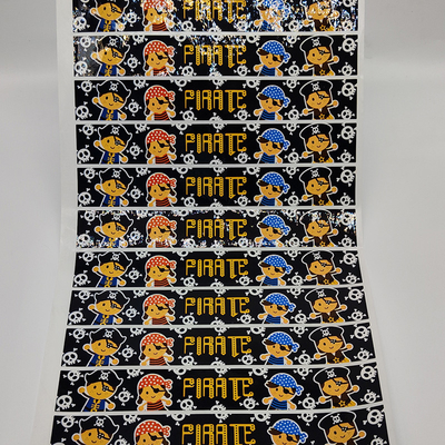 Les étiquettes adhésives faites sur commande CMYK permanent de film de BOPP ont imprimé les labels auto-adhésifs
