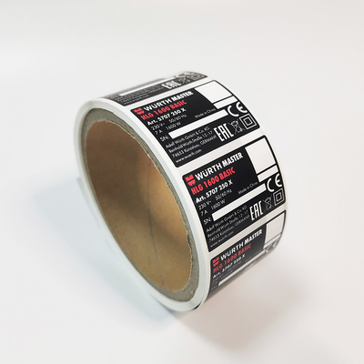 Autocollants de empaquetage imprimables Matte Industrial Labels Stickers permanent de label de Bopp