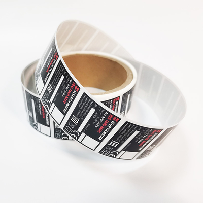 Matte permanente de empaquetage imprimable de papier industrielle d'autocollants de label