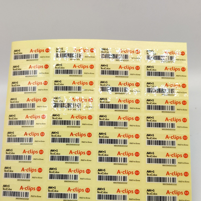 Logo Print Pantone Color Stickers a adapté l'autocollant aux besoins du client brillant imperméable de vinyle de petit pain