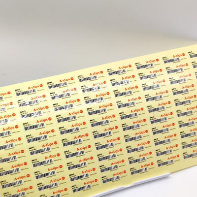 Logo Print Pantone Color Stickers a adapté l'autocollant aux besoins du client brillant imperméable de vinyle de petit pain