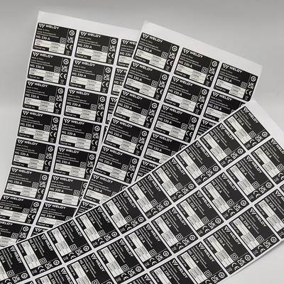 Les autocollants de papier de label d'emballage de BOPP imperméabilisent vernir les étiquettes adhésives industrielles