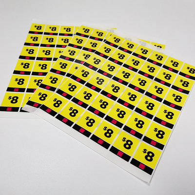 BOPP CMYK conçoivent les autocollants en fonction du client inaltérables faits sur commande brillants de labels