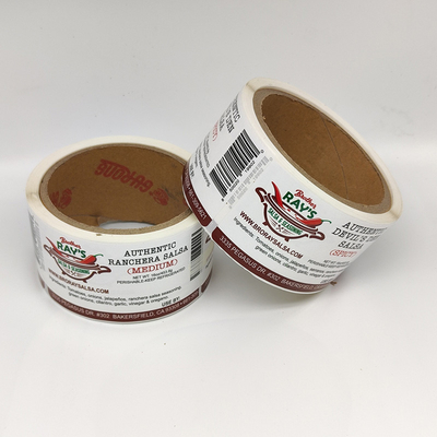 Les étiquettes adhésives préservées imprimables de nourriture de CMYK imperméabilisent les labels auto-adhésifs de nourriture