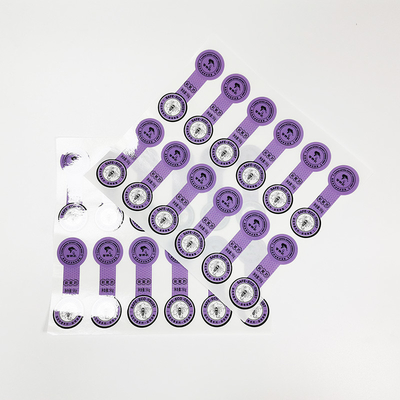 Étiquettes adhésives de empaquetage Logo Printed fait sur commande de nourriture de pot transparent de bouteille