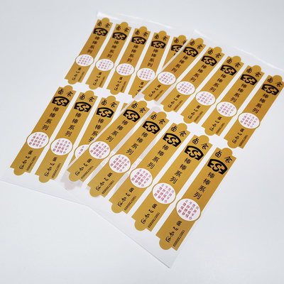 CMYK a coloré le papier BOPP d'autocollant a stratifié les labels auto-adhésifs brillants
