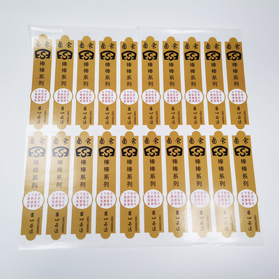 CMYK a coloré le papier BOPP d'autocollant a stratifié les labels auto-adhésifs brillants