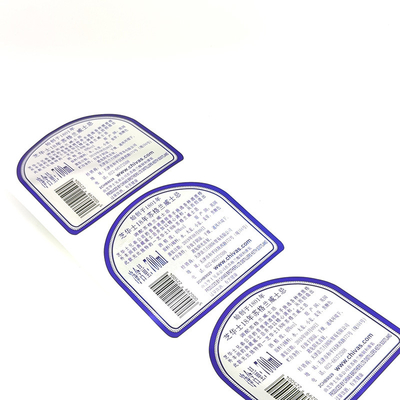 Labels adhésifs adhésifs gravants en refief de bouteille de vin de Pantone CMYK de labels de vin
