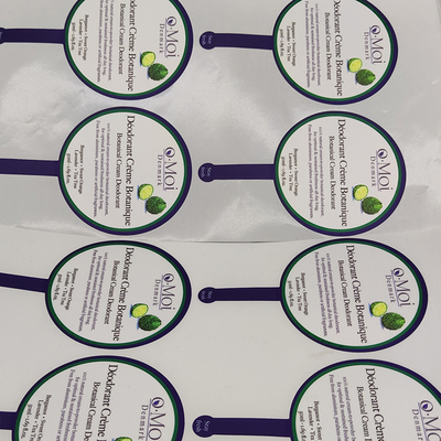 Autocollants faits sur commande de joint de bouteille de boisson de Juice Bottle Labels Waterproof BOPP de lucette