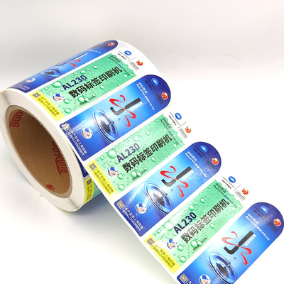 BOPP Juice Bottle Adhesive Sticker Label vernissant le baiser a coupé des feuilles d'autocollant
