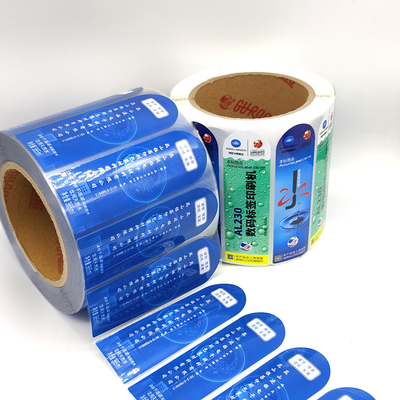 BOPP Juice Bottle Adhesive Sticker Label vernissant le baiser a coupé des feuilles d'autocollant