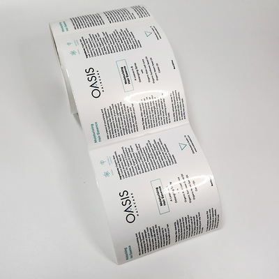 Le cosmétique imperméable d'auto-collant marque la stratification espace libre Pearlized de BOPP