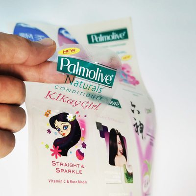 La conception cosmétique de papier de label de produit d'auto-collant imperméabilisent le papier d'autocollant de vinyle brillant