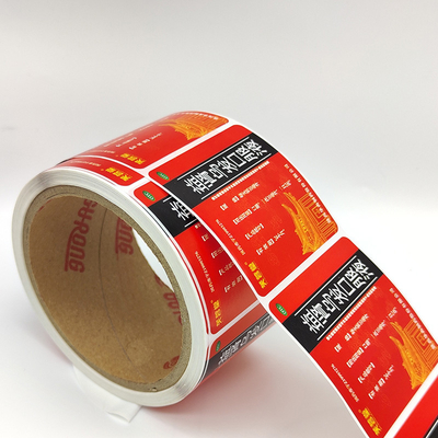 Label pharmaceutique de vinyle imperméable imprimant le label démontable de bouteille de médecine