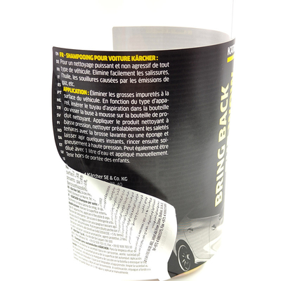 Papier imprimable d'autocollant BOPP d'étiquette adhésive de double couche de film ovale des autocollants