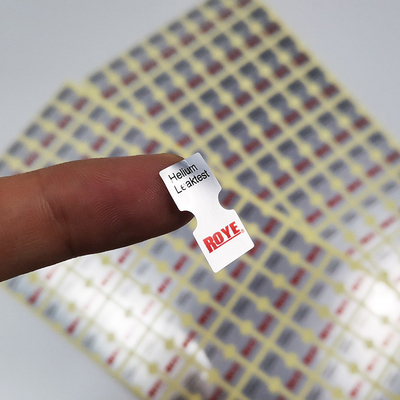 Le baiser a coupé l'autocollant synthétique imperméable