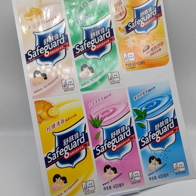 Les labels de produits chimiques de BOPP CHOIENT Matte Pantone Hand Sanitizer Labels