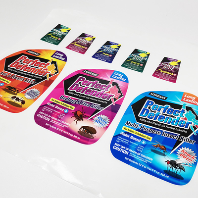 Labels quotidiens de petit pain de Bopp de ménage de labels de produits chimiques d'impression offset