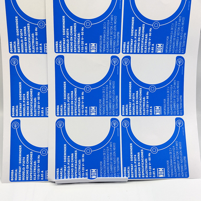 Imperméable 	Le baiser de labels de bases de ménage a coupé le film mat de BOPP