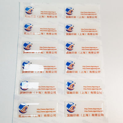 Autocollants époxy faits sur commande de colle de la forme régulière 3M pour la publicité de promotion