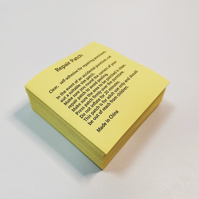 La réparation gonflable de production en vrac raccorde la place Matte Adhesive Repair Patches