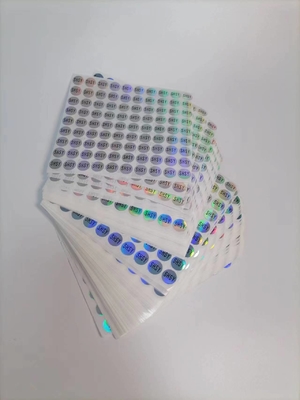 Les autocollants olographes faciles de joint de peau résistent aux UV imprimant le vinyle imperméable durable