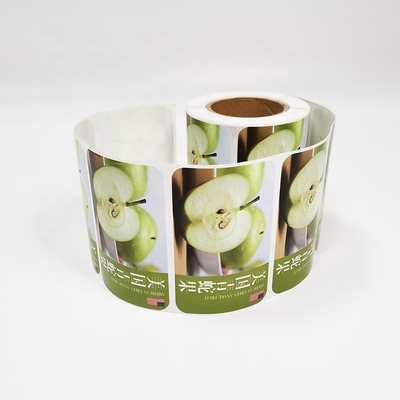 Circle Étiquettes adhésives alimentaires Film de soutien MOQ minimum 1000pcs