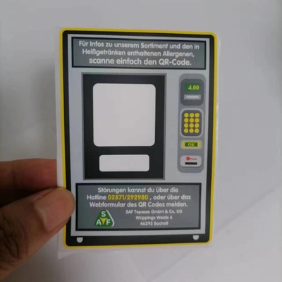 Autocollant adhésif en vinyle imperméable à l'eau pour les équipements électroniques de consommation